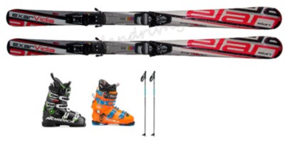 Прокат лыж Elan Vidia, комплект  Аренда на weekend за 170 грн
